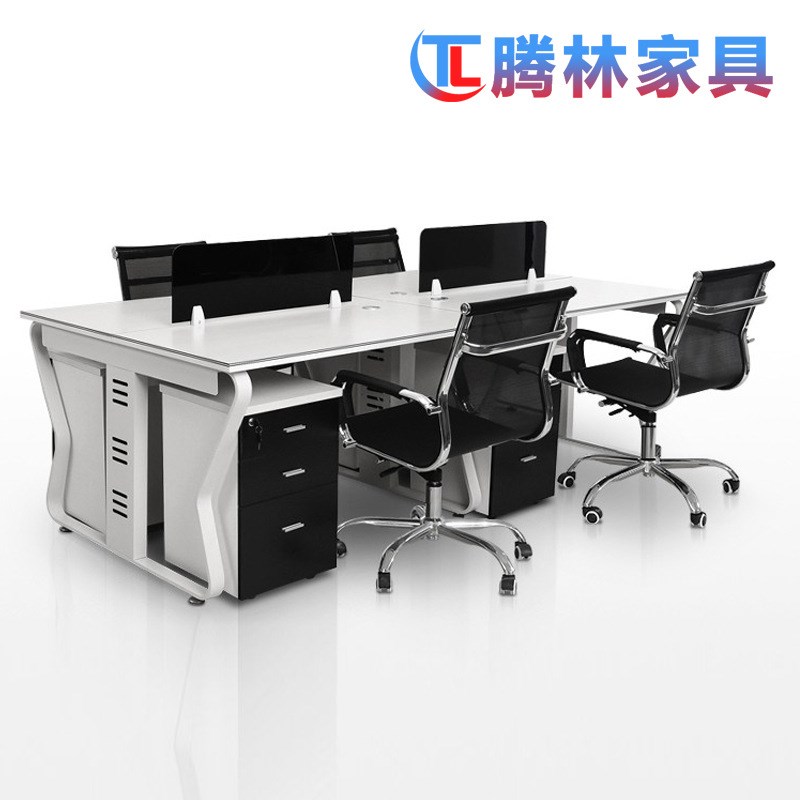 广州家具厂直销钢架办公桌员工卡座 办公屏风 办公室办公桌