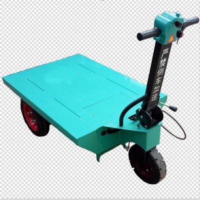 电动手推平板车 工地搬运平板车 建筑工地手推车灰斗车