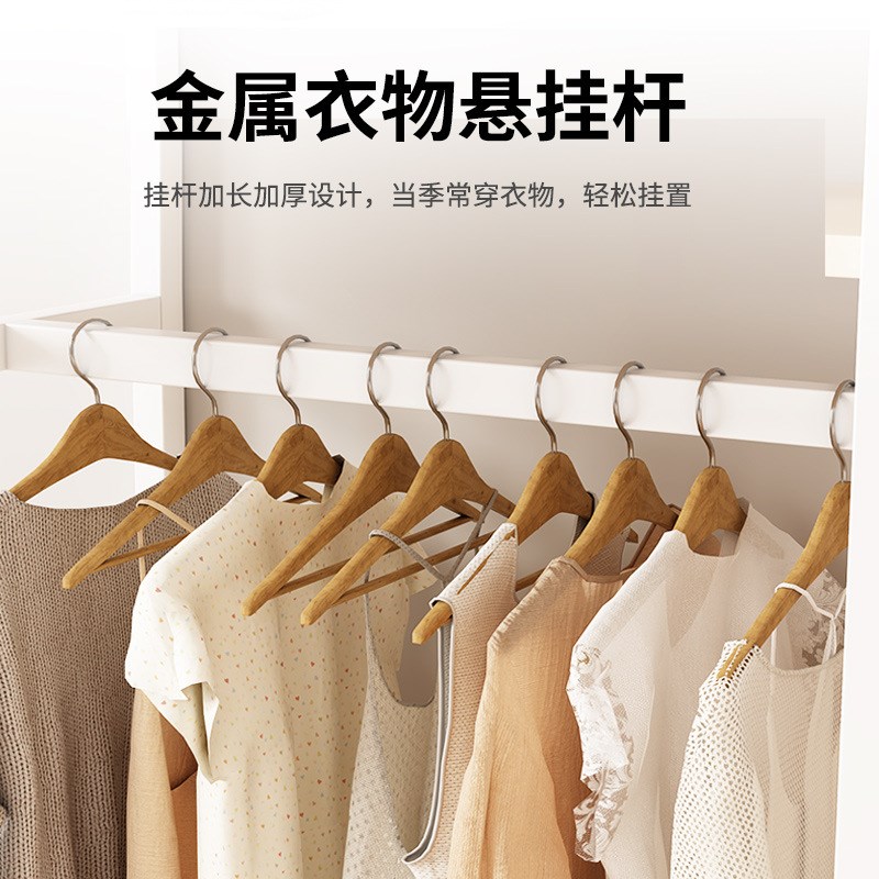 全包围步入式金属衣柜家用卧室衣帽间架组装自制钢架开放式衣柜