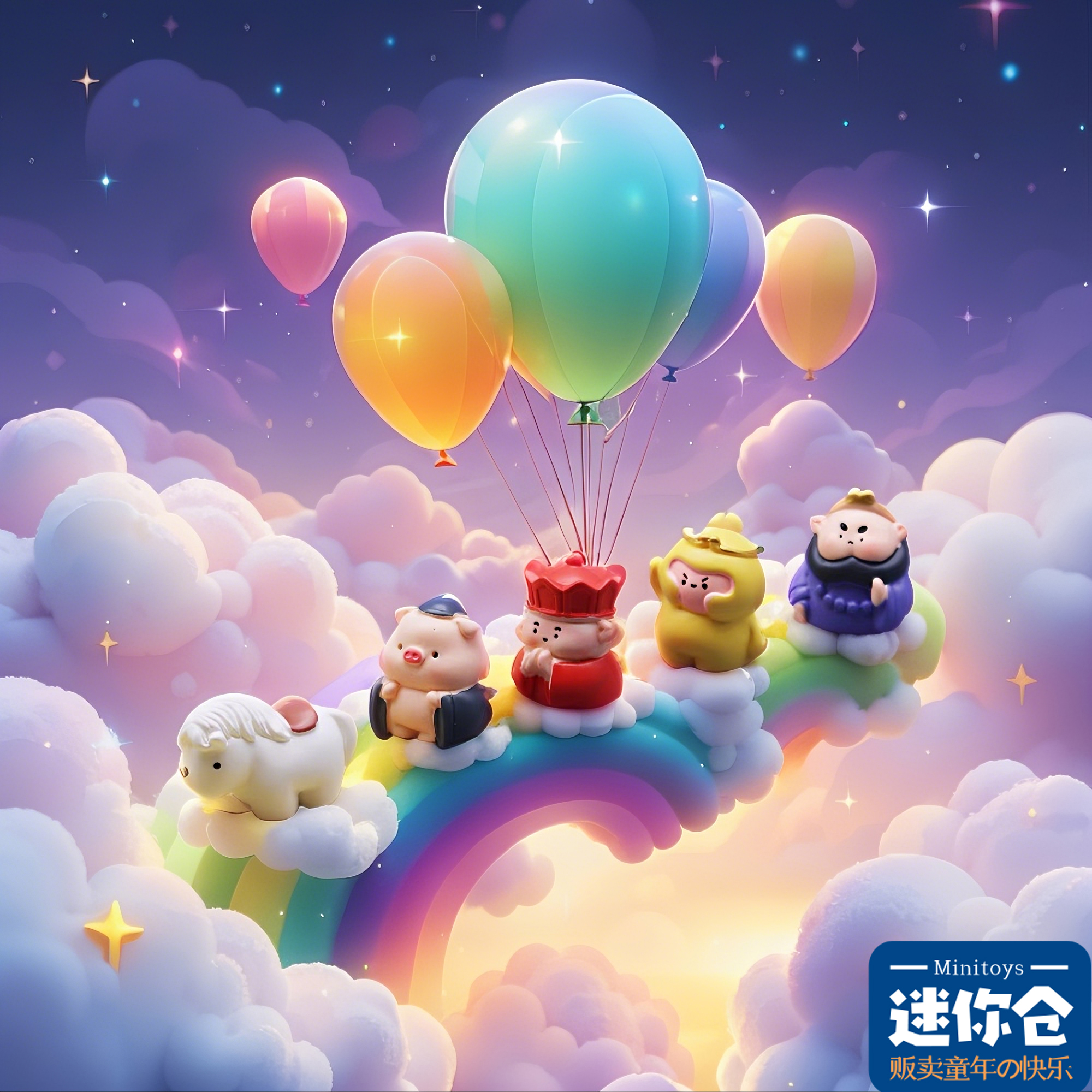 独立盲袋迷你卡通西游记师徒公仔