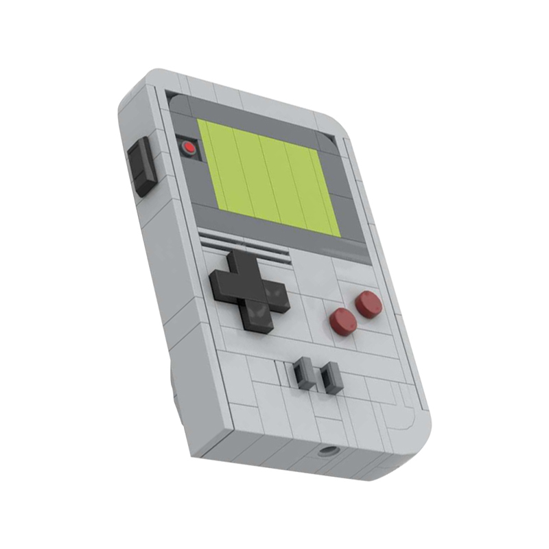 任天堂Game Boy游戏机模型摆件小颗粒拼装积木MOC益智儿童玩具