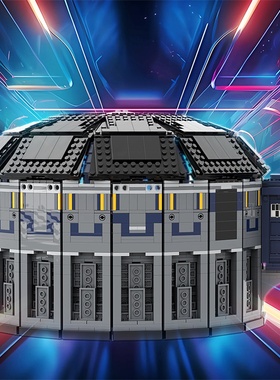 玩家MOC神秘博士12任博士Tardis拼插积木模型玩具MOC-165912