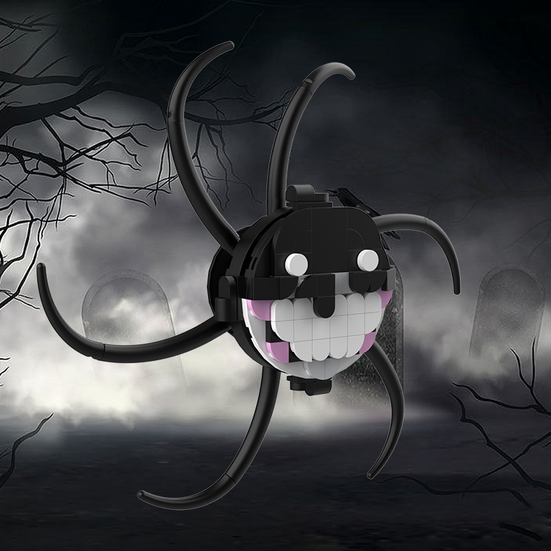 彩虹朋友魔法门怪物游戏动画模型小颗粒拼装积木MOC益智儿童玩具