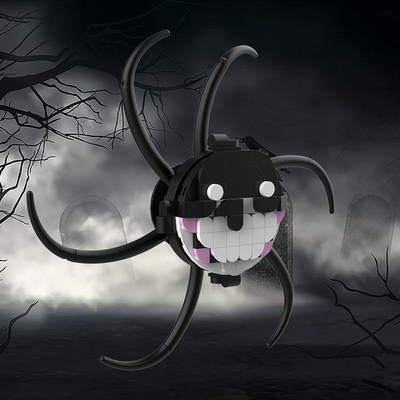 彩虹朋友魔法门怪物游戏动画模型小颗粒拼装积木MOC益智儿童玩具