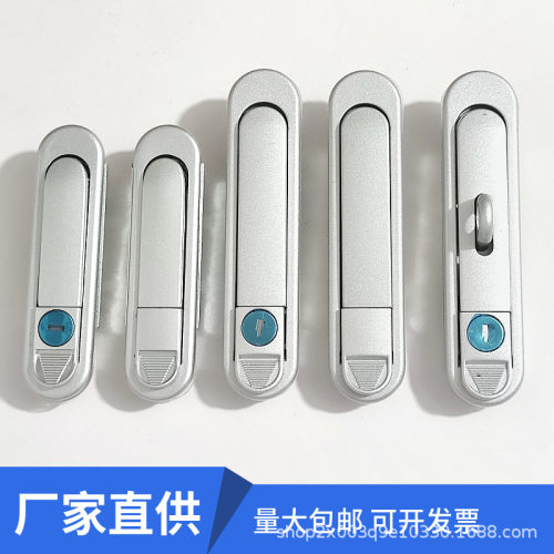 AB302-1-2锁弹跳式把手AB403配电箱电柜箱门锁平面锁AB301-1-2