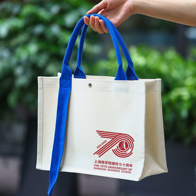 淋膜防水帆布包定制logo图片