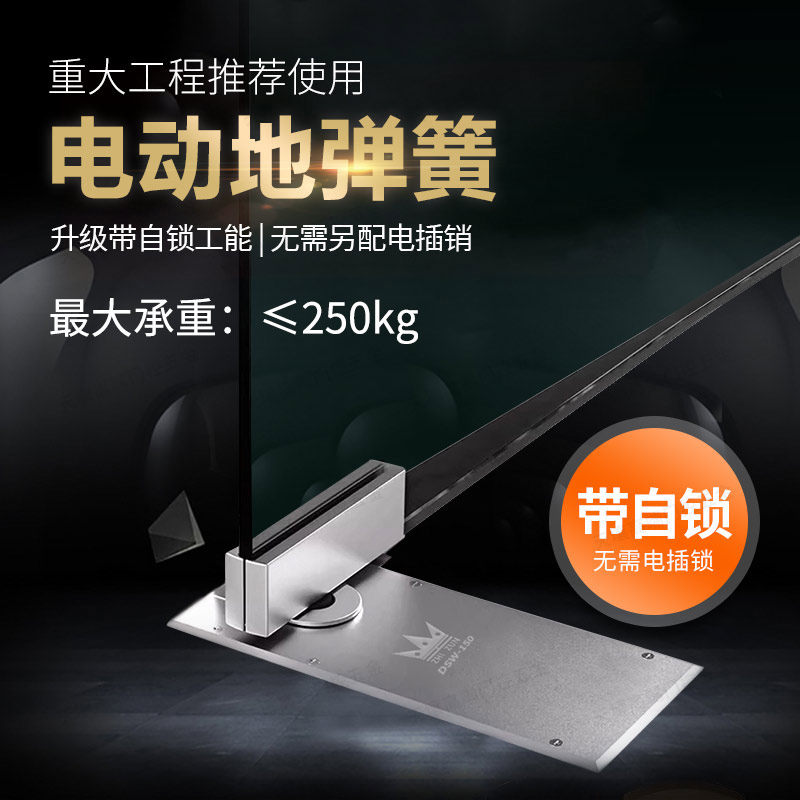 DSW-250KG电动平开门机单双向配件玻璃门自动开门智能自动地弹簧图片
