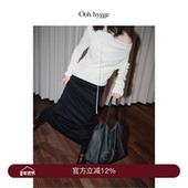 张婧仪同款 Oohhygge.丹宁牛仔hobo原创通勤大容量通勤托特包