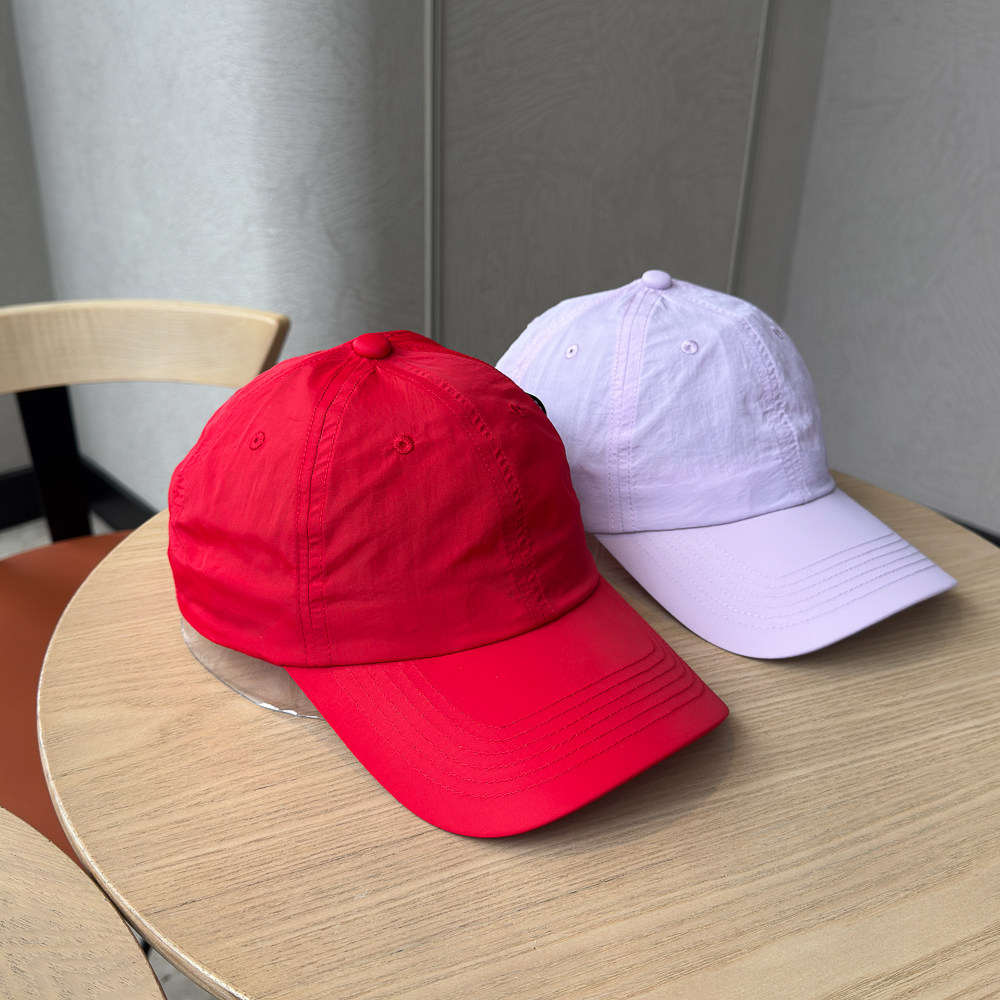 春夏光板薄款速干多巴胺色棒球帽图片