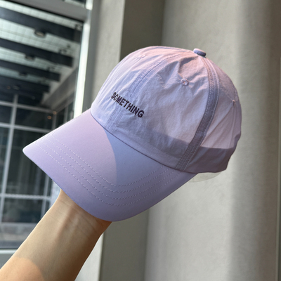 简约字母刺绣出游防晒速干鸭舌帽