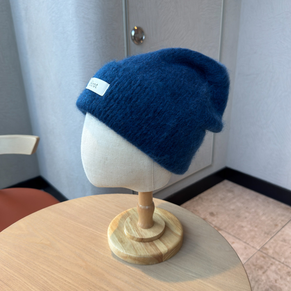 韩版软糯亲肤高级感针织毛线帽子