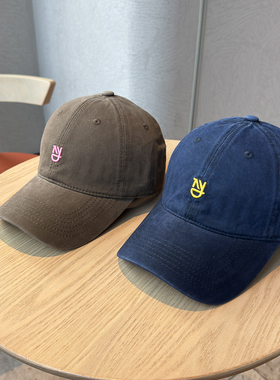 26春季上新TH家简约字母棒球帽子男女四季遮阳显脸小紫色鸭舌帽