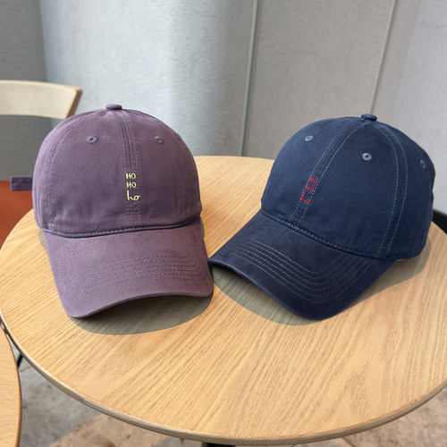 26年小字母刺绣软顶TH家棒球帽女