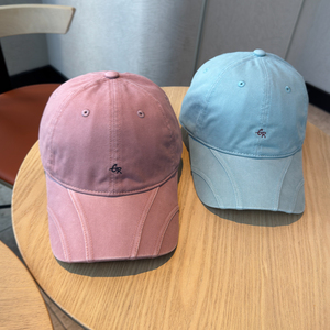 韩版简约字母GR刺绣棒球帽男女高品质纯棉大头围出游防晒鸭舌帽子