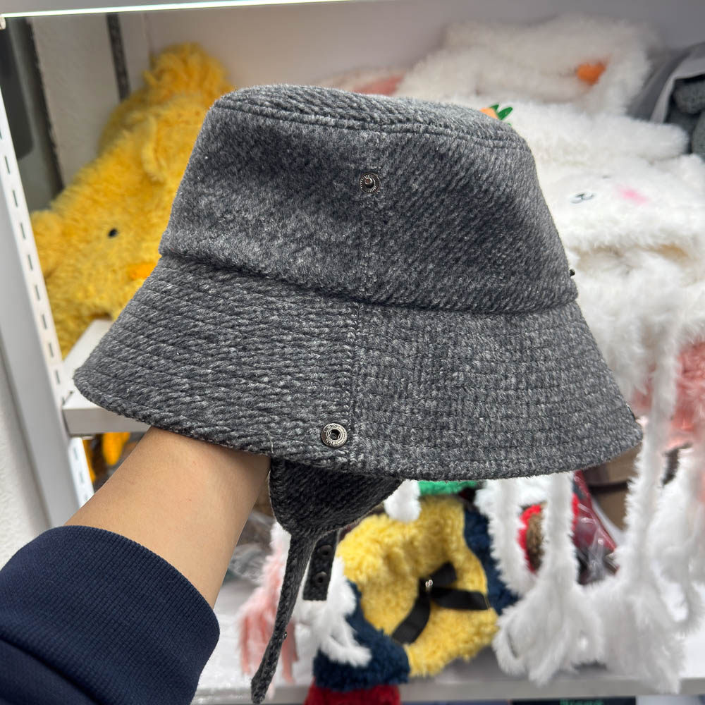 25新款日系高级灰色毛呢渔夫帽子女秋冬季保暖护耳可上翻户外盆帽,服饰配件/皮带/帽子/围巾,帽子,淘宝优惠券,粉丝福利购,淘宝优惠卷