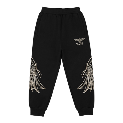 boyjunior翅膀印花针织长裤