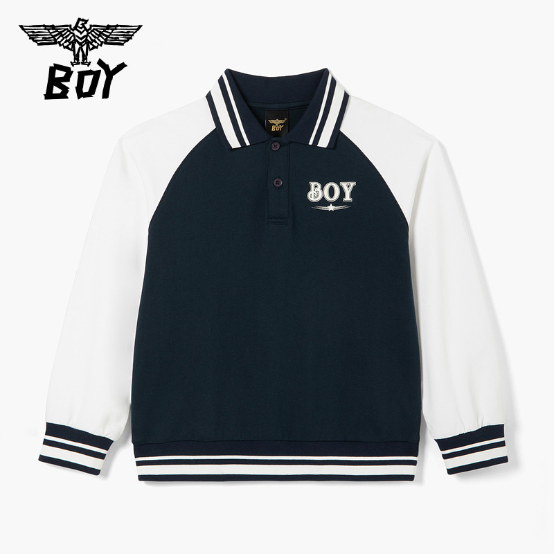 BOY童装  春秋季儿童潮牌时尚百搭棒球服夹克外套男女童中大童