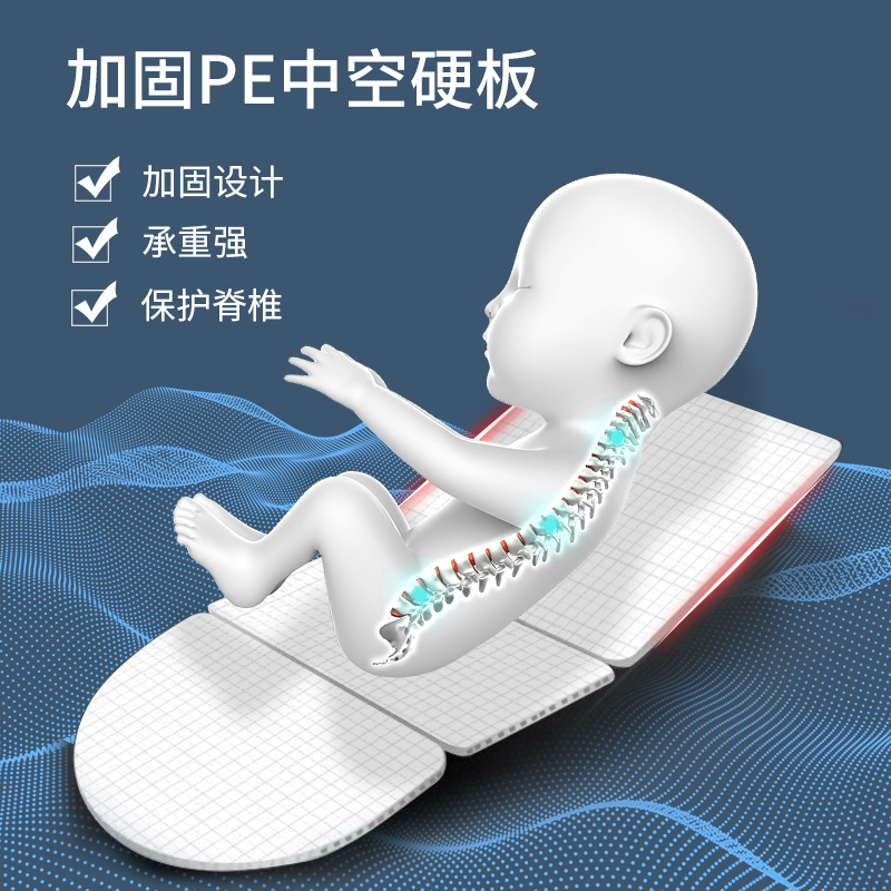 婴儿车硬板坐垫纯棉宝宝护脊棉垫伞车防驼支撑靠垫苎麻席四季通用