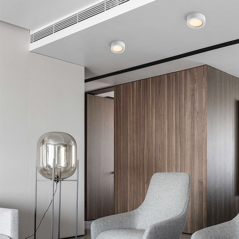 西顿照明明装筒灯led防眩超薄过道阳台明装射灯免开孔家用吸顶灯