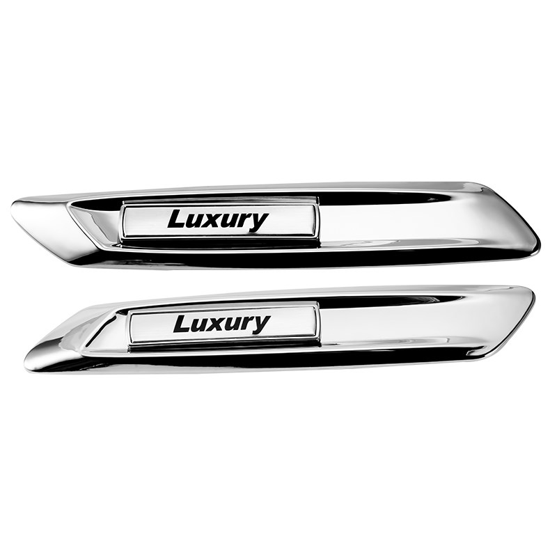 14-17款宝马5系F10叶子板侧标F18风口525li520i改装侧标装饰用品