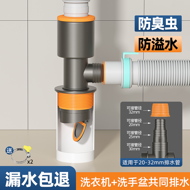 【5年质保，用坏换新】排水三通