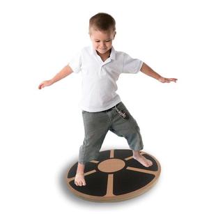 瑜珈感统健身协调性康复训练踏板儿童平衡板 木质平衡板训练器