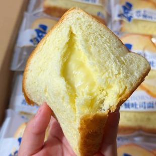 豪士早餐吐司炼乳夹心手撕面包代餐蛋糕休闲零食小吃甄选代餐松软