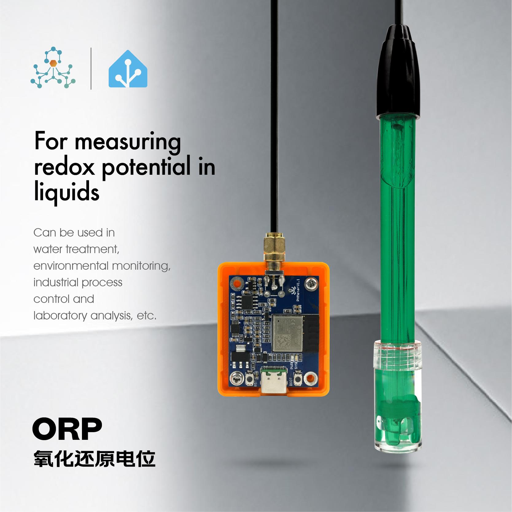 鱼吒 氧化还原电位仪计 ORP传感器模块氧化还原传感器 水质检测