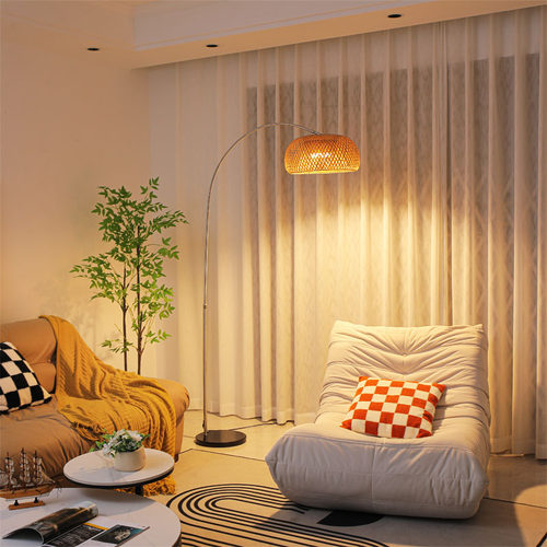 客厅卧室侘寂风复古禅意落地灯