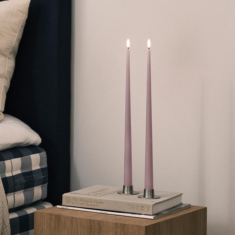 Ester&Erik | LED电子蜡烛丹麦进口3D彷真枝形长摇摆件石蜡涂层