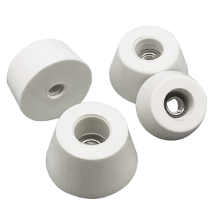 白色橡胶脚垫家具桌椅减震垫脚带垫片机脚仪器仪表机箱地脚机脚垫