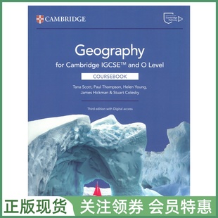 新版剑桥国际高中教材 Cambridge IGCSE and 0 Level Geography Coursebook with Digital access Third edition 地理 学生用书
