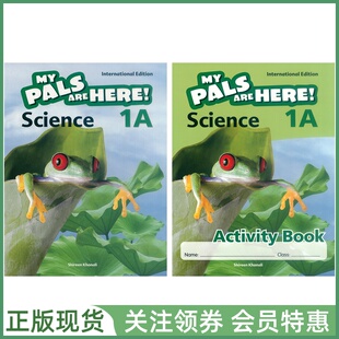 新加坡小学科学 MPH MY PALS ARE HERE Science International 1A Textbook and Activity Book 一年级上册学生用书练习册套装
