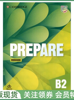 剑桥证书考试备考教材 Prepare B2 Level 7 Workbook with Audio Download Second Edition 七级练习册 cambridge