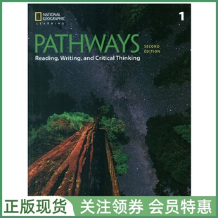 国家地理读写技能训练教材 Pathways Second Edition Reading Writing Level 1 Student Book 一级读写学生用书带在线 NGL