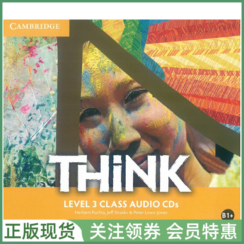 剑桥青少英语教材 Think Level 3 Class Audio CDs 三级音频光盘 英音版 中学思辨英语 cambridge