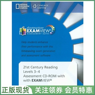 Reading 专项技能NGL 三四级测试软件光盘 21st Century ROM ExamView 国家地理阅读训练教材 with Assessment