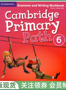 剑桥少儿英语教材 Cambridge Primary Path Level 6 Grammar and Writing Workbook 六级语法书 语法写作练习册