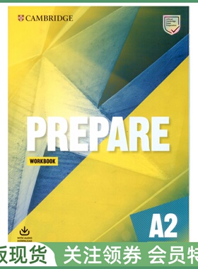 剑桥证书考试备考教材 Prepare A2 Level 3 Workbook with Audio Download Second Edition 三级练习册 cambridge