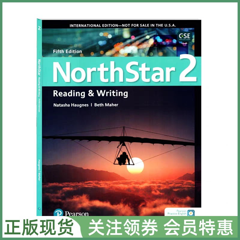 培生学术英语教材 NorthStar Fifth Edition 2 Reading Writing Student's Book with MyEnglishLab 北极星二级读写