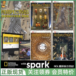 with 国家地理中学英语 Student 新版 Spark 英音版 British 学生用书带电子书 Perspectives NGL English platform Book