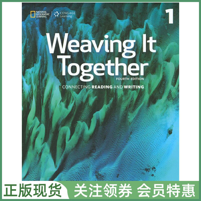 国家地理学术英语教材 Weaving it Together Fourth Edition 1 Student Book with Audio CD 一级学生用书带音频光盘 四版NGL