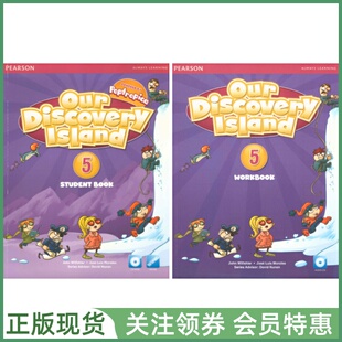 Island Longman Pearson and Our Discovery Workbook Level ODI 培生朗文少儿英语教材 Student 五级学生用书练习册 Book