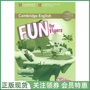 剑桥少儿英语考试教材 Fun for Flyers Teacher's Book with Downloadable Audio 4th Edition 四版三级教师用书 cambridge exam