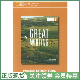 国家地理英语大写作教材 Great Writing Fourth Edition Level 2 Classroom Presentation Tool CD-ROM 二级白板软件 NGL