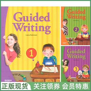 Compass出版 少儿写作训练专项教材 Guided Writing 123 Student Book with Practice Book App 一二三级学生用书练习册 短期培训
