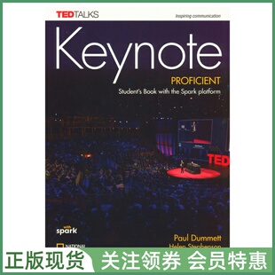 国家地理成人英语教材 Keynote C2 Proficient Level Student's Book with Spark platform 六级学生用书 带电子书帐号 NGL