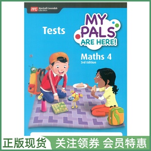 新加坡小学数学 MPH MY PALS ARE HERE Maths 3rd Edition Level 4 Tests 三版 四级测试用书
