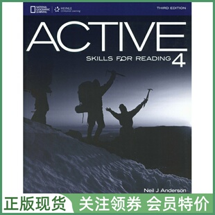 for Instructor 积极英语阅读教程 Skills cengage NGL 国家地理 专项技能教材 Reading Active Guide Explorer 四级教师用书