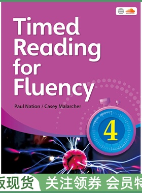 Seed Learning计时阅读训练教材 Timed Reading for Fluency Level 4 Student Book with audio and Answer Keys 四级 带音频答案